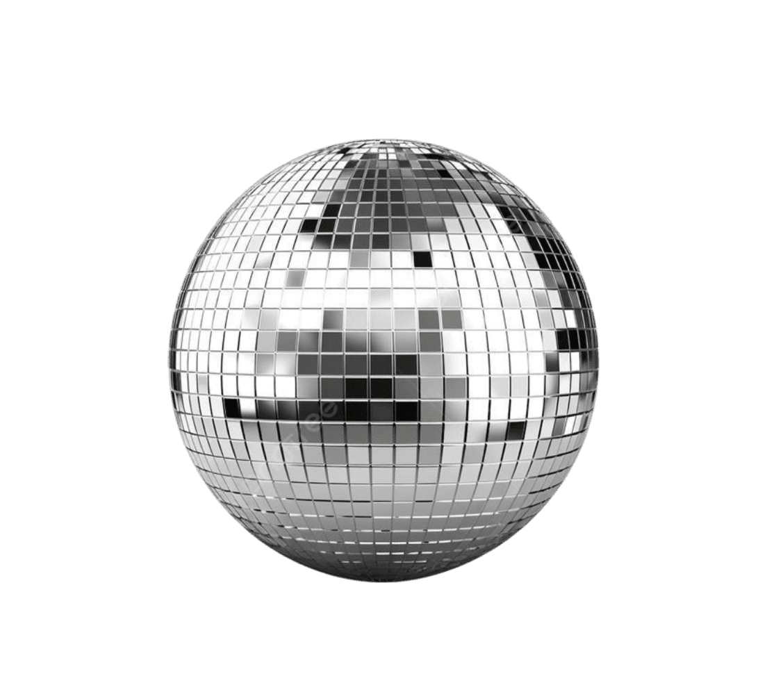 Bola de Disco Plateada